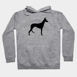 Ibizan Hound Silhouette Hoodie